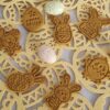 Easter dog treats UK bunny shaped biscuits with decorative eggs peanut butter